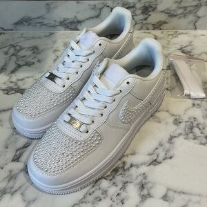 Nike White Sneakers with Pearl Accents Excellent condition
